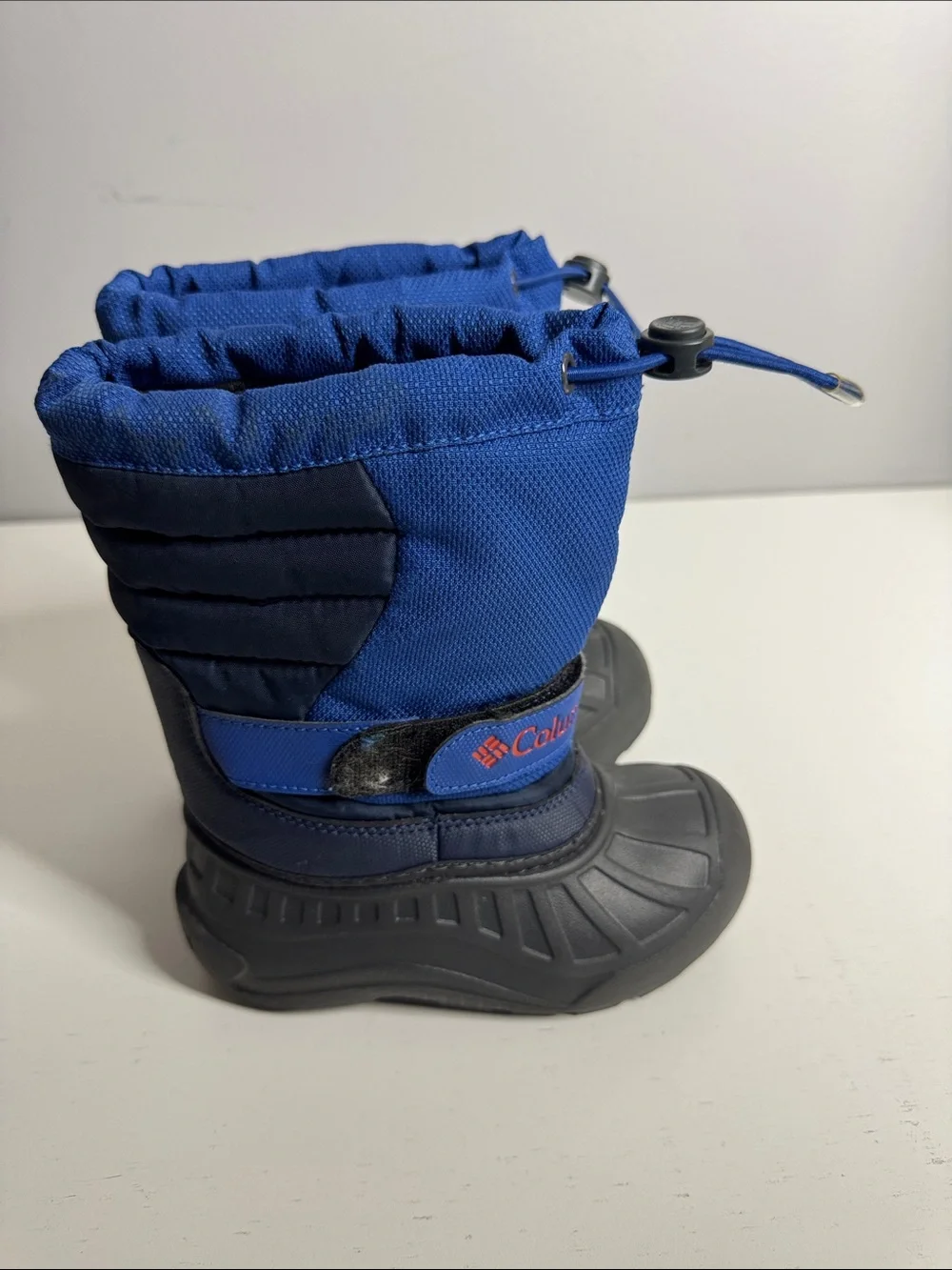 Columbia Powderbug Snowlite 400g Kids Snow Boots Blue Black Size 11